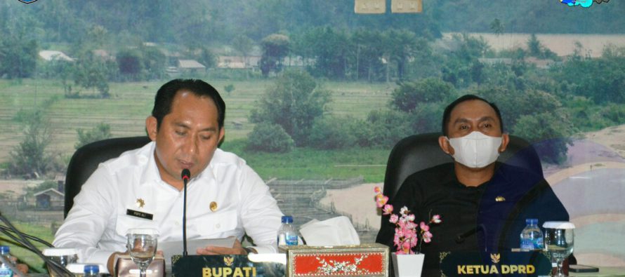 BUPATI OKU SELATAN SAMBUT BAIK ATAS KEDATANGAN TIM BPK RI PERWAKILAN SUMSEL DI KABUPATEN OKU SELATAN.