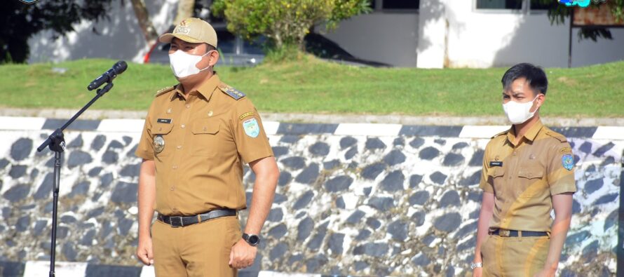 PASCA CUTI BERSAMA IDUL FITRI 1443H, BUPATI POPO ALI AJAK JAJARAN KIAN TINGKATKAN KINERJA DAN PELAYANAN KEPADA MASYARAKAT