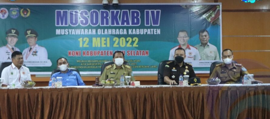 KETUA KONI TERPILIH DIHARAPKAN DAPAT KIAN TINGKATKAN PRESTASI OLAHRAGA OKU SELATAN