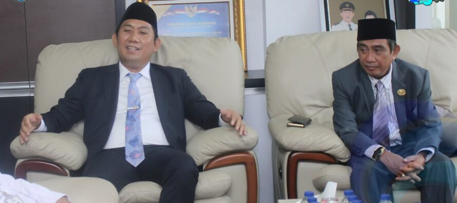 BUPATI POPO TERIMA LANGSUNG AUDIENSI KEPALA PERWAKILAN BKKBN PROVINSI SUMSEL.