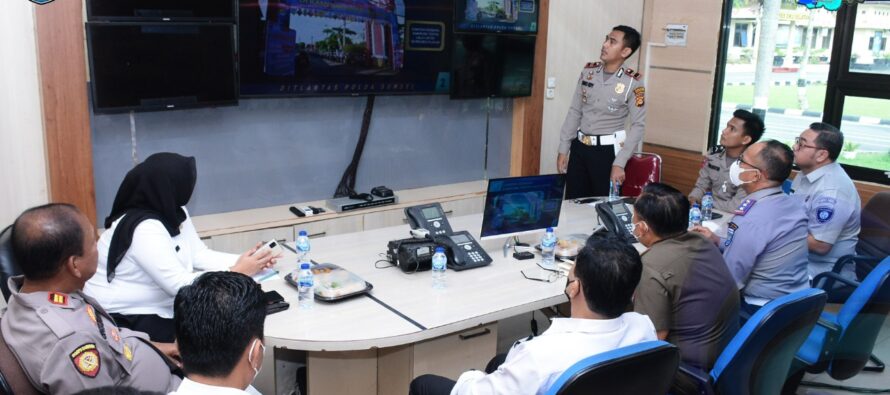 SAT LANTAS POLRES OKU SELATAN GELAR RAPAT KOORDINASI LOMBA PEMBENTUKAN KAMPUNG TERTIB LALU LINTAS TAHUN 2022