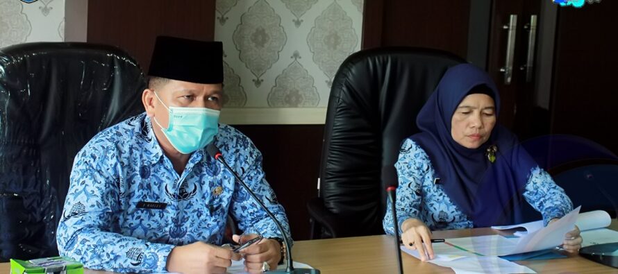 BAGIAN HUKUM SETDA OKU SELATAN GELAR RAKOR PELAPORAN HAM DI KABUPATEN OKU SELATAN BO8 TAHUN 2022.