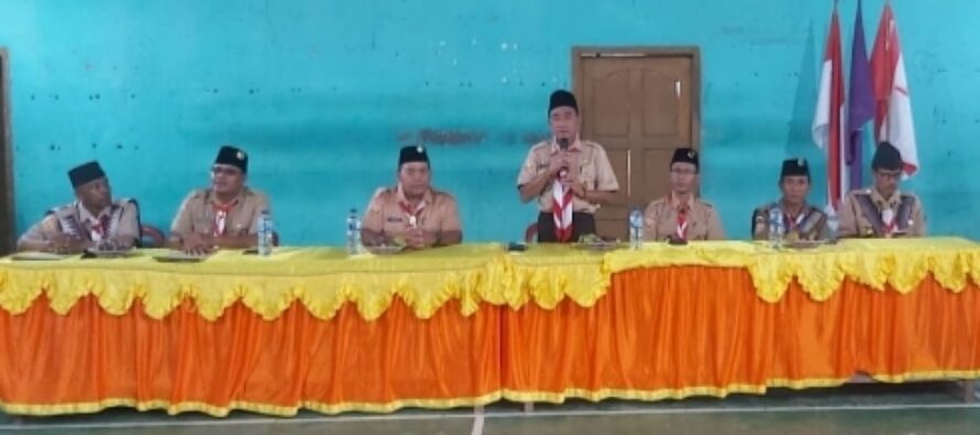 ASISTEN III HADIRI PEMBUKAAN KMD PEMBINA PRAMUKA ZONA III DI KABUPATEN OKU SELATAN TAHUN 2022.