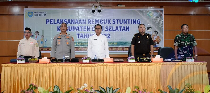 PEMKAB OKU SELATAN KOMITMEN TEKAN ANGKA STUNTING UNTUK DUKUNG PERTUMBUHAN ANAK YANG SEMPURNA