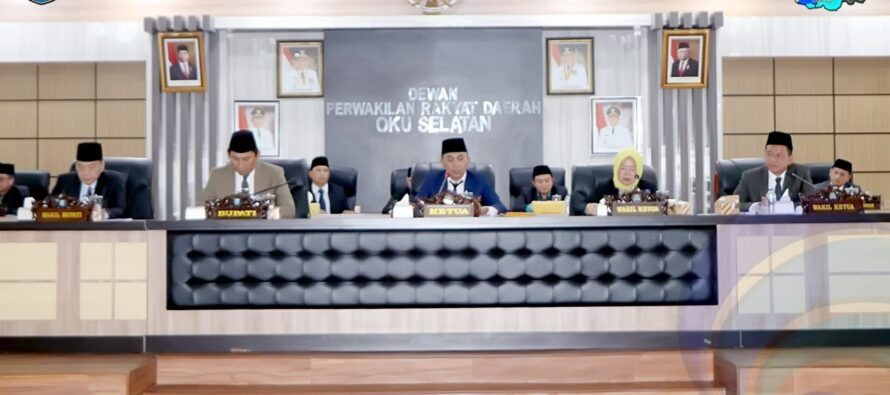 DPRD SETUJUI RAPERDA PERTANGGUNGJAWABAN PELAKSANAAN APBD KABUPATEN OKU SELATAN TAHUN 2021