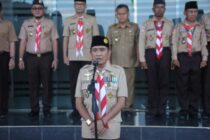 LEPAS KEBERANGKATAN KONTINGEN OKU SELATAN JAMBORE NASIONAL 2022, ASISTEN ADMINISTRASI DAN UMUM SETDA OKU SELATAN INGIN PESERTA HARUMKAN NAMA BAIK DAERAH