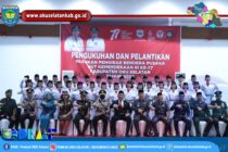 DIKUKUHKAN BUPATI, PASKIBRAKA OKU SELATAN TAHUN 2022 SIAP BERTUGAS.