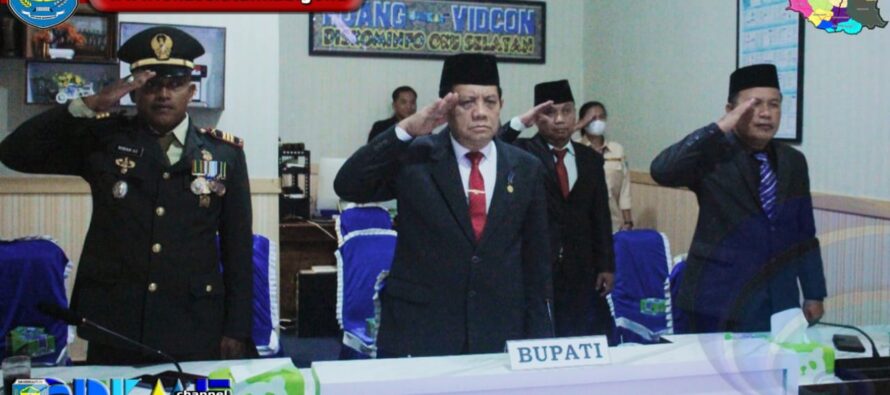 PEMKAB OKU SELATAN IKUTI UPACARA KENEGARAAN DI ISTANA NEGARA BERSAMA PRESIDEN JOKO WIDODO, PERINGATAN HUT RI KE-77 TAHUN 2022.