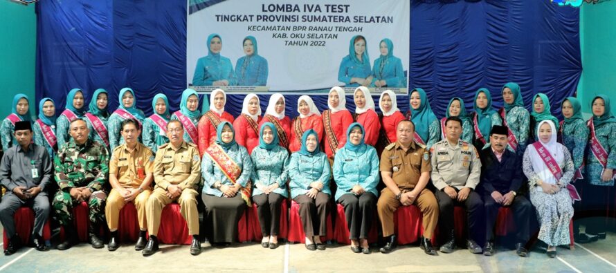 HADIRI PENILAIAN LOMBA IVA TEST, WAKIL KETUA TP PKK OKU SELATAN BERHARAP MASYARAKAT TERUS JAGA PERILAKU HIDUP BERSIH DAN SEHAT