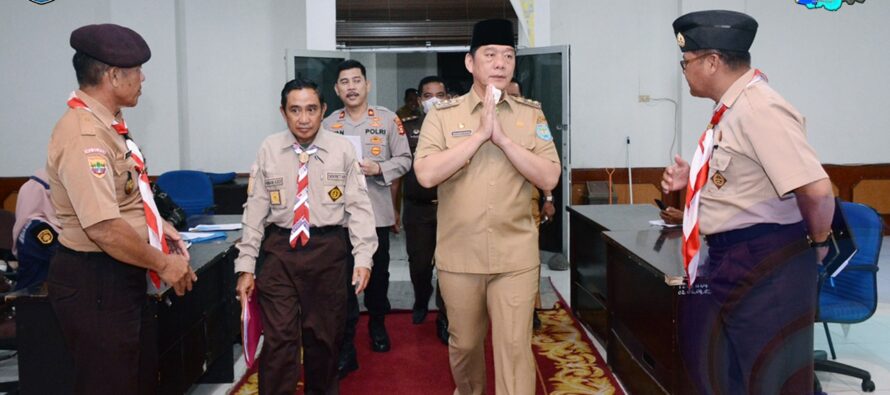 PEMKAB OKU SELATAN MATANGKAN PERSIAPAN HUT PRAMUKA KE- 61 DI KABUPATEN OKU SELATAN.