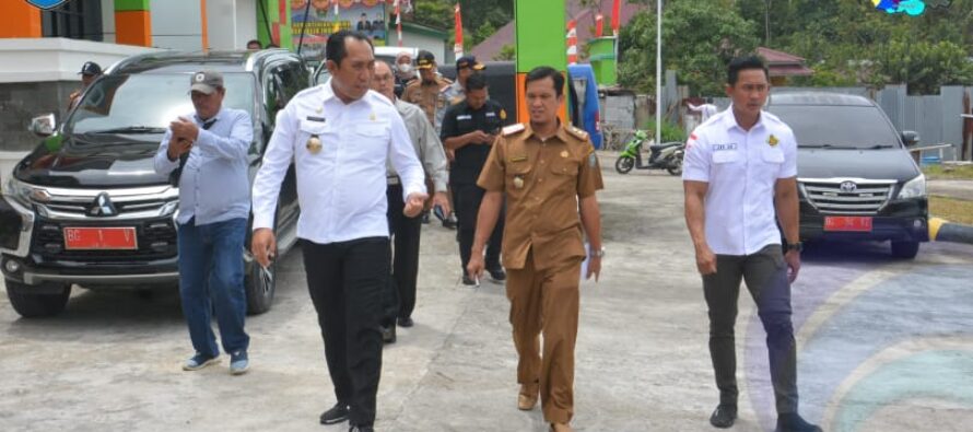 BUPATI POPO ALI TINJAU PERSIAPAN PUNCAK PERINGATAN HUT PRAMUKA KE-61 TINGKAT PROVINSI SUMATERA SELATAN