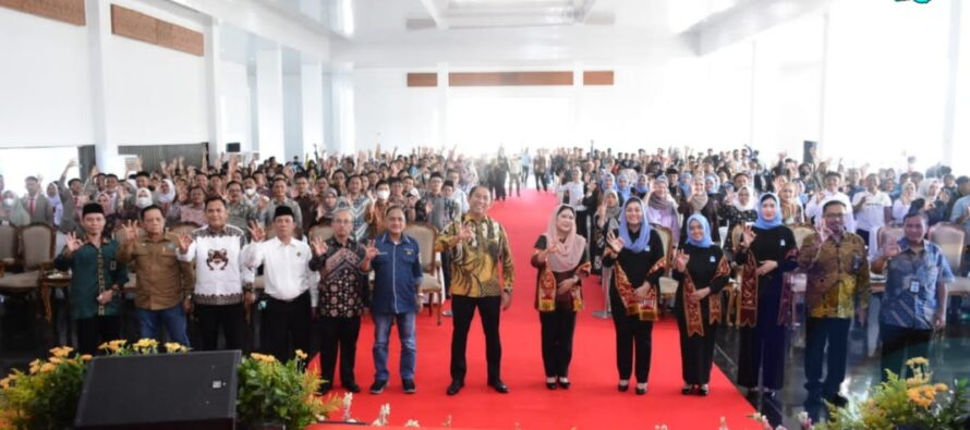 BUPATI OKU SELATAN HADIRI PELANTIKAN ICSB AREA KABUPATEN OKU SELATAN DAN SOSIALISASI PROGRAM DAN KEGIATAN TPAKD PROVINSI SUMSEL KE 17 DI OKU SELATAN.