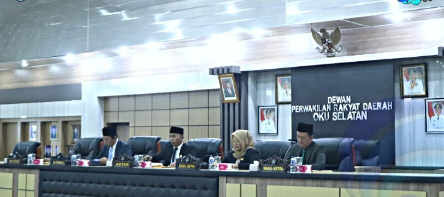 PEMKAB DAN DPRD SETUJUI KUA DAN PPAS APBD PERUBAHAN KABUPATEN OKU SELATAN TA 2022