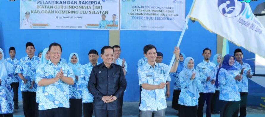 SINERGI IGI DAN PEMKAB DIHARAPKAN KIAN TINGKATAN KUALITAS PENDIDIKAN DI OKU SELATAN