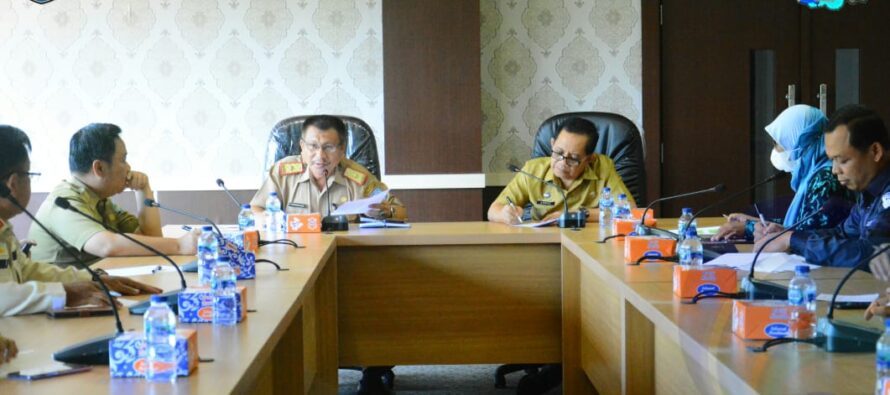 TINDAKLANJUTI HASIL AUDIENSI KEPALA BPS, JAJARAN PEMKAB OKU SELATAN GELAR RAPAT PERSIAPAN PENCANANGAN DESA CANTIK