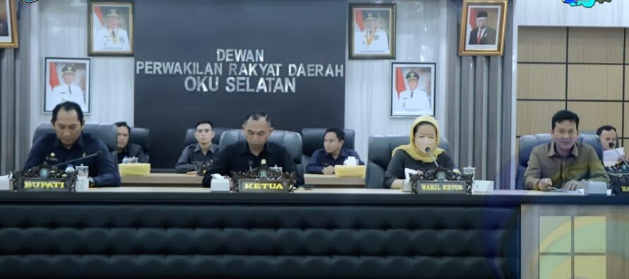 ENAM FRAKSI DPRD OKU SELATAN SETUJUI RAPERDA APBD PERUBAHAN KABUPATEN OKU SELATAN TA 2022 UNTUK DIJADIKAN PERDA