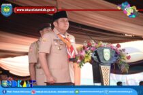 GUBERNUR SUMATERA SELATAN H. HERMAN DERU, APRESIASI PEMKAB OKU SELATAN TELAH SUKSES MENJADI TUAN RUMAH PERINGATAN HUT PRAMUKA KE-61 PROVINSI SUMATERA SELATAN TAHUN 2022.
