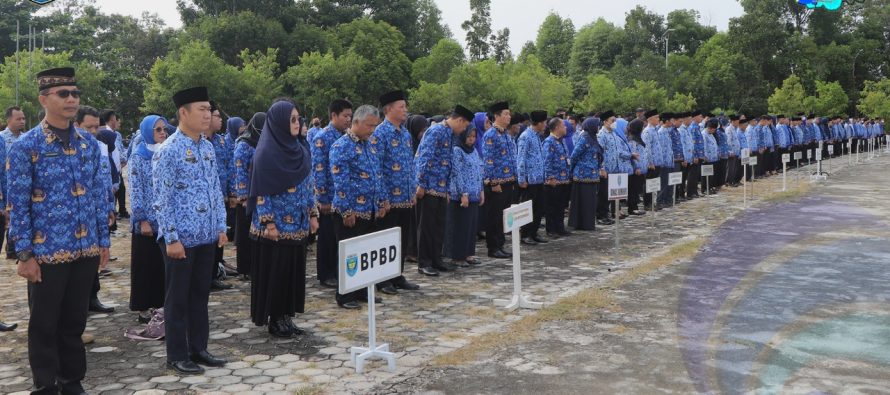 PEMKAB OKU SELATAN GELAR UPACARA HKN DI BULAN OKTOBER, ASISTEN I HARAPKAN PENINGKATAN PELAYANAN PUBLIK KEPADA MASYARAKAT