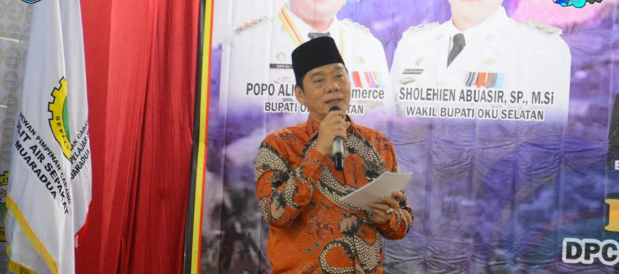 WAKIL BUPATI OKU SELATAN HARAPKAN PENGURUS DPC SAS MUARADUA TERUS BERSINERGI DENGAN PEMDA UNTUK WUJUDKAN OKU SELATAN BERSINAR