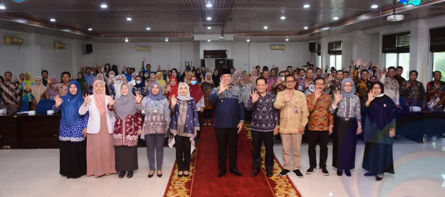 WAKIL BUPATI OKU SELATAN HADIRI KEGIATAN DISEMINASI AUDIT KASUS STUNTING TAHUN 2022.