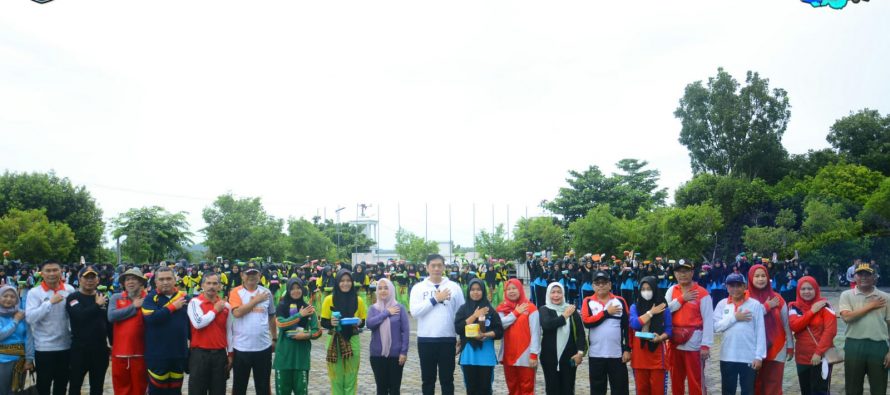 WAKIL BUPATI OKU SELATAN HADIRI KEGIATAN GERAKAN NASIONAL AKSI BERGIZI DI KABUPATEN OKU SELATAN.