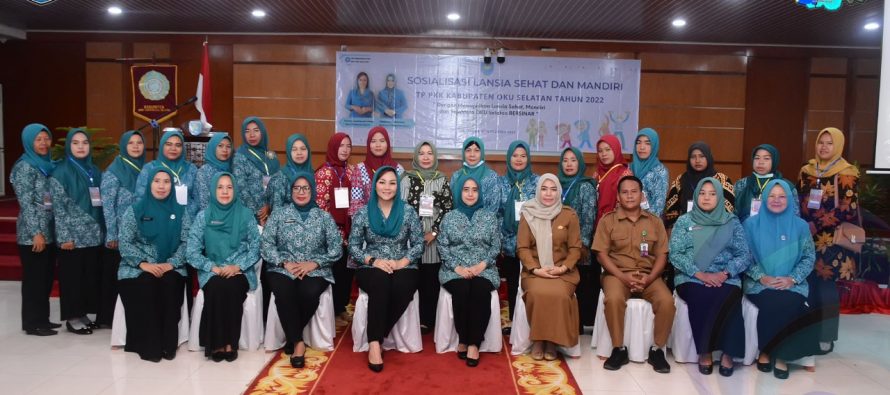 TP PKK OKU SELATAN WUJUDKAN LANSIA PRODUKTIF MELALUI SOSIALISASI LANSIA SEHAT DAN MANDIRI