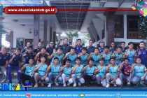 BUPATI POPO ALI BERIKAN MOTIVASI KEPADA TIM U-20 OKU SELATAN UNTUK PIALA GUBERNUR SUMSEL 2022