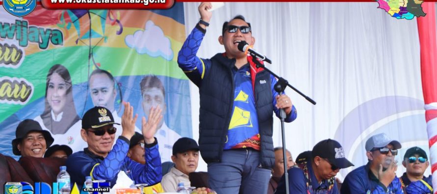 PERTAMA DI SUMSEL, FESTIVAL LAYANG-LAYANG SRIWIJAYA DANAU RANAU DIHARAP JADI AGENDA TAHUNAN