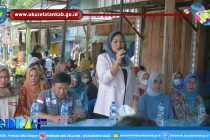 KETUA TP PKK PKK OKU SELATAN KEMBALI KUNJUNGI KORBAN BANJIR DI DESA KOTA BATU