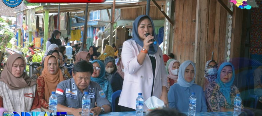 KETUA TP PKK PKK OKU SELATAN KEMBALI KUNJUNGI KORBAN BANJIR DI DESA KOTA BATU