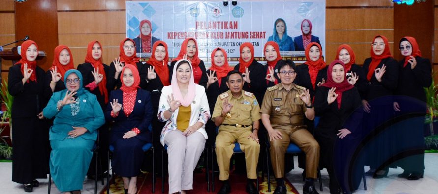 PELANTIKAN PENGURUS KLUB JANTUNG SEHAT TINGKAT KECAMATAN DI KABUPATEN OKU SELATAN TAHUN 2022.