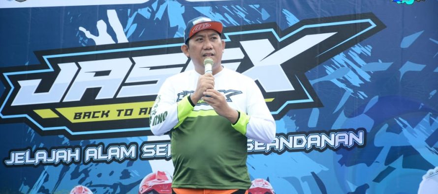 BUPATI POPO ALI LEPAS KEBERANGKATAN RIDER PESERTA JASS KESEPULUH TAHUN 2022.