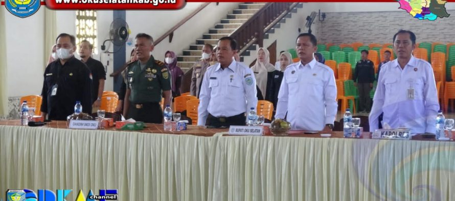 WAKILI BUPATI, ASISTEN BIDANG PEMERINTAHAN DAN KESRA SETDA OKU SELATAN HADIRI UJI PUBLIK RANCANGAN PENATAAN DAPIL DAN ALOKASI KURSI ANGGOTA DPRD