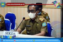 PEMKAB OKU SELATAN GELAR RAPAT KOORDINASI TERKAIT PENYUSUNAN LKPJ TAHUN 2021.