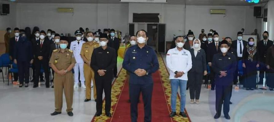 BUPATI POPO MELANTIK PEJABAT PIMPINAN TINGGI PRATAMA, ADMINISTRATOR DAN PENGAWAS DI LINGKUNGAN PEMKAB OKU SELATAN.