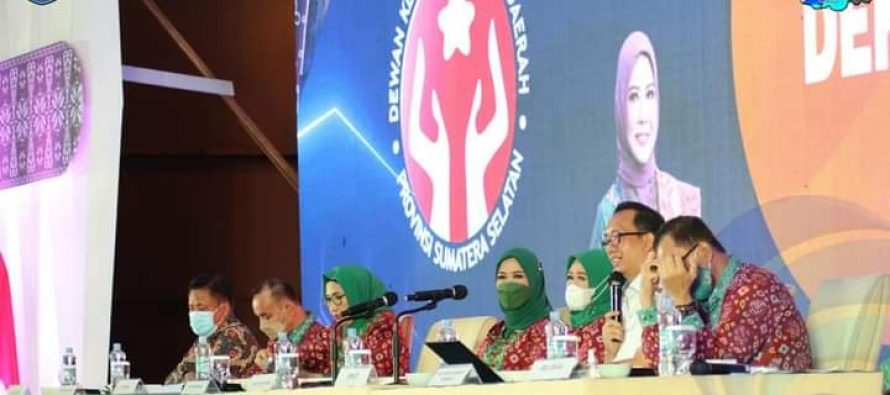 TP PKK DAN DEKRANASDA KABUPATEN OKU SELATAN IKUTI RANGKAIAN KEGIATAN RAKERDA DEKRANASDA DAN RAPAT KONSULTASI TP PKK PROVINSI SUMATERA SELATAN TAHUN 2022