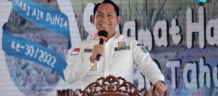 PERINGATI HARI AIR SEDUNIA, BUPATI POPO ALI AJAK JAGA KETERSEDIAAN AIR BERSIH UNTUK KEHIDUPAN MENDATANG