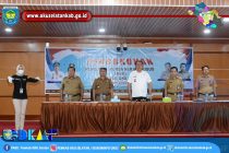BUPATI POPO ALI KUKUHKAN PENGURUS BKK SMK SE- KABUPATEN OKU SELATAN PERIODE 2020-2025.