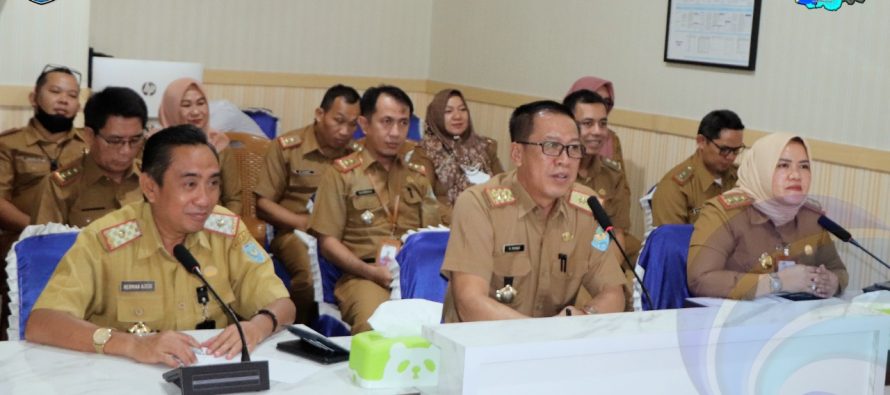 MELALUI ZOOM MEETING, ASISTEN KASN BERIKAN PEMBINAAN PENERAPAN SISTEM MERIT DI LINGKUNGAN PEMKAB OKU SELATAN