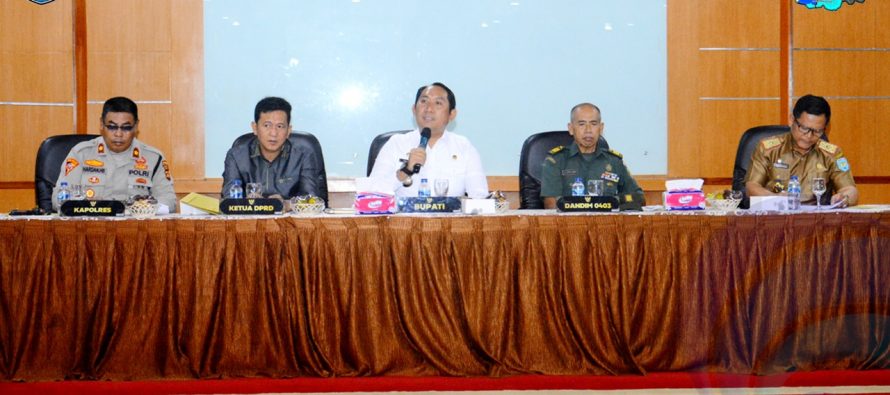 JELANG PERINGATAN HUT KE-19 KABUPATEN OKU SELATAN, BAGIAN TATA PEMERINTAH SETDA OKU SELATAN GELAR RAPAT FINALISASI TEKNIS
