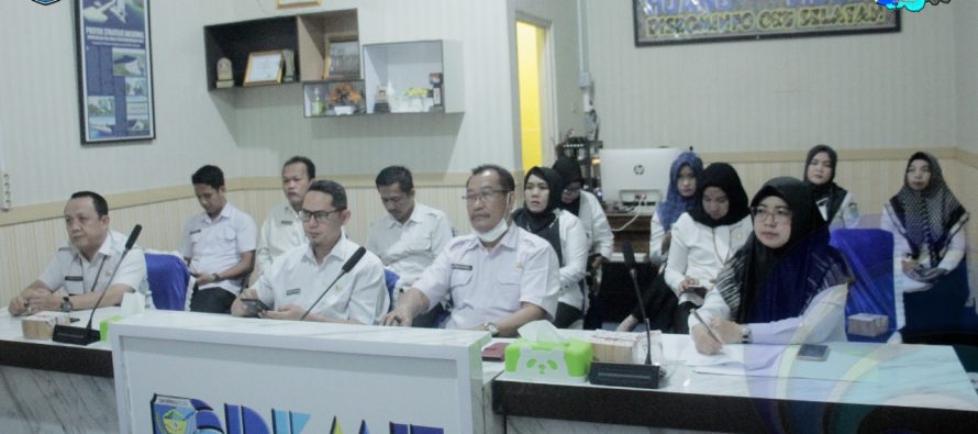 PEMKAB OKU SELATAN MELALUI DINAS KESEHATAN IKUTI RAKOR BERSAMA KEMENTRIAN PANRB SECARA VIRTUAL.