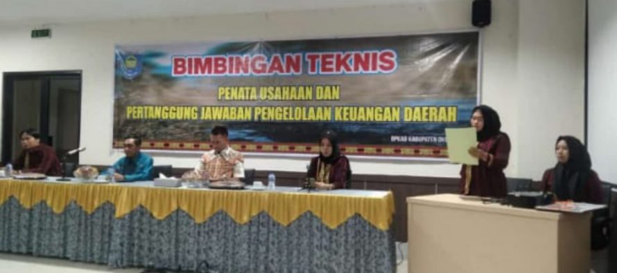 PEMKAB OKU SELATAN GELAR BIMTEK PENATAUSAHAAN DAN PERTANGGUNGJAWABAN PENGELOLAAN KEUANGAN DAERAH