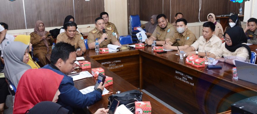 BAPPEDA LITBANG OKU SELATAN GELAR RAKOR PENYEMPURNAAN RANCANGAN AWAL RENJA DAN RKPD TAHUN 2024.