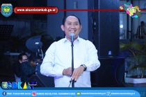 BUPATI POPO ALI TANDATANGANI PRASASTI GRAHA SERASAN SEANDANAN DAN PLAZA KULINER DANAU RANAU