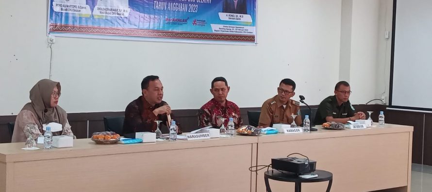 PEMKAB OKU SELATAN GELAR BIMTEK PENYUSUNAN LAPORAN KINERJA INSTANSI PEMERINTAH