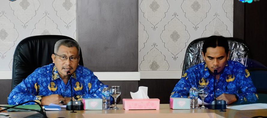 BAGIAN ADMINISTRASI PEMBANGUNAN GELAR RAPAT TINDAKLAJUT HASIL MONEV PEMBANGUNAN INFRASTRUKTUR/FISIK KABUPATEN OKU SELATAN TAHUN ANGGARAN 2022 DAN PERCEPATAN PEMBANGUNAN TAHUN 2023.