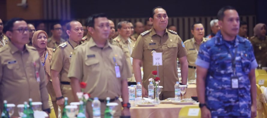 BERSAMA PARA CAMAT SE-KABUPATEN OKU SELATAN, BUPATI POPO ALI IKUTI RAKOR BERSAMA GUBERNUR SUMSEL