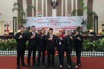 PEMKAB OKU SELATAN HADIRI RAPAT PARIPURNA ISTIMEWA DPRD BANYUASIN DALAM RANGKA PERINGATAN HARI JADI KABUPATEN BANYUASIN KE-21 TAHUN 2023.