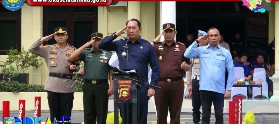 WUJUDKAN KOMITMEN BERSAMA SUKSESKAN PILKADES SERENTAK TAHUN 2023 DI OKU SELATAN, BUPATI BERSAMA FORKOPIMDA DAN PARA CALON KEPALA DESA TANDATANGANI FAKTA INTEGRITAS KESEPAKATAN DAMAI