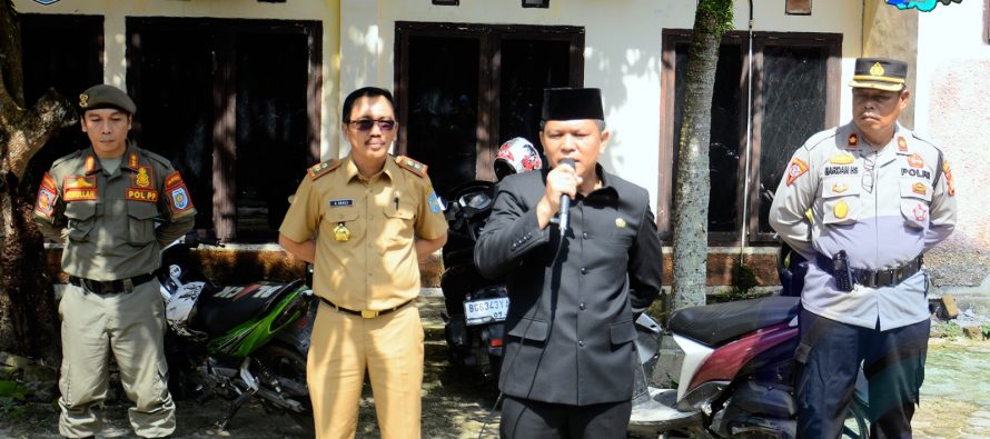 ASISTEN I PIMPIN LANGSUNG PELEPASAN LOGISTIK PILKADES SERENTAK KABUPATEN OKU SELATAN TAHUN 2023
